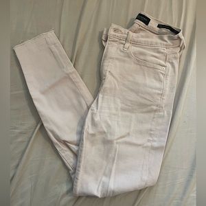 Blush pink Banana Republic high rise skinny jean